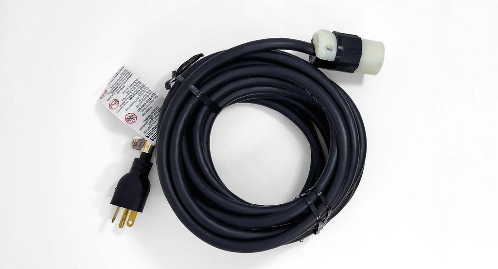 Top View Extension Cord, 25 ft, 110/120V, 20 amp, NEMA 5-20 Plug/Receptacle