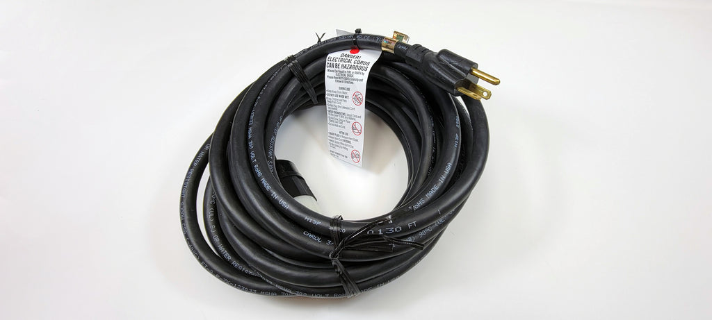 Extension Cord, 25 ft, 110/120V, 20 amp, NEMA 5-20 Plug/Receptacle